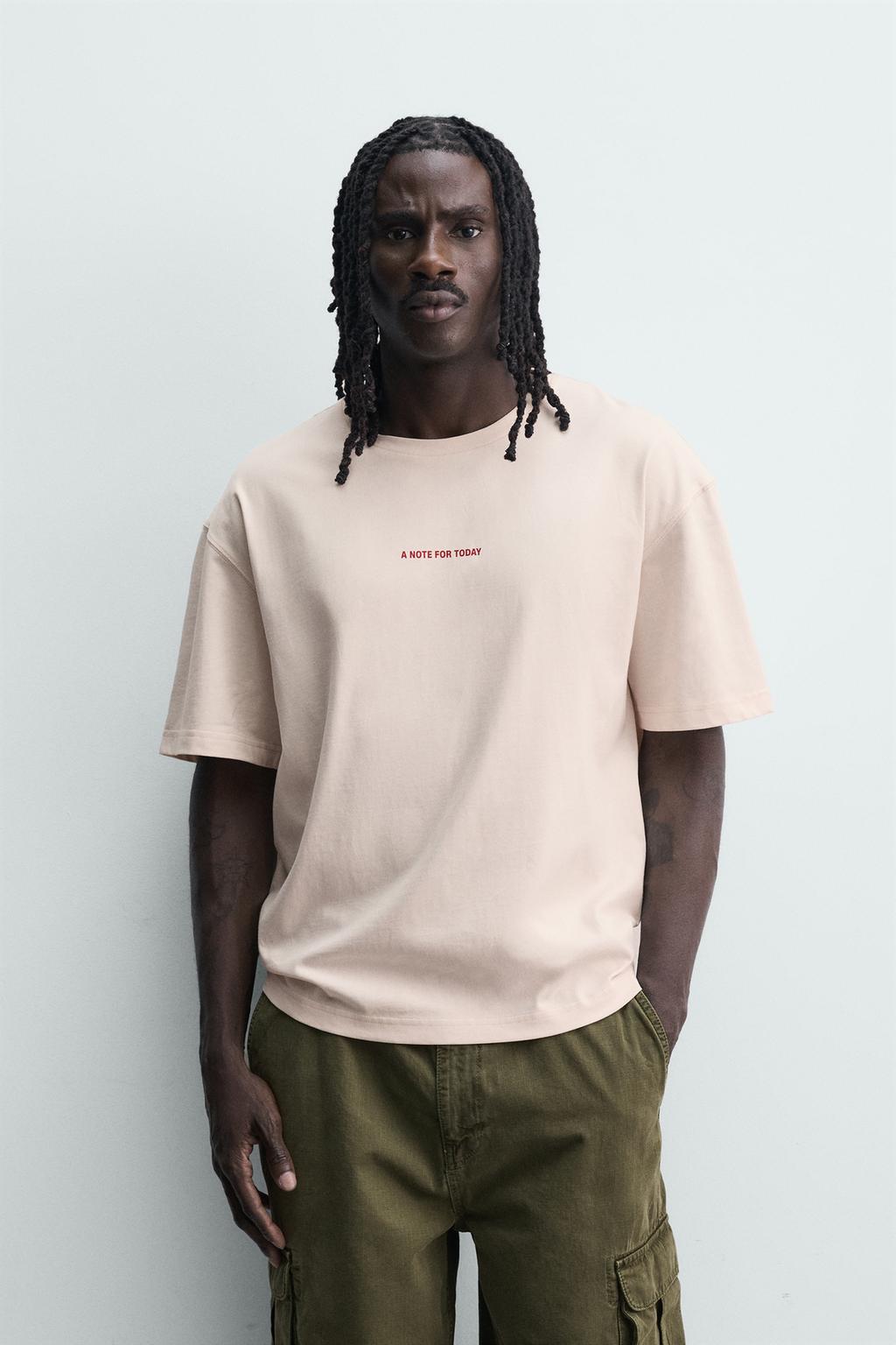 ФУТБОЛКА RELAXED FIT С НАДПИСЯМИ