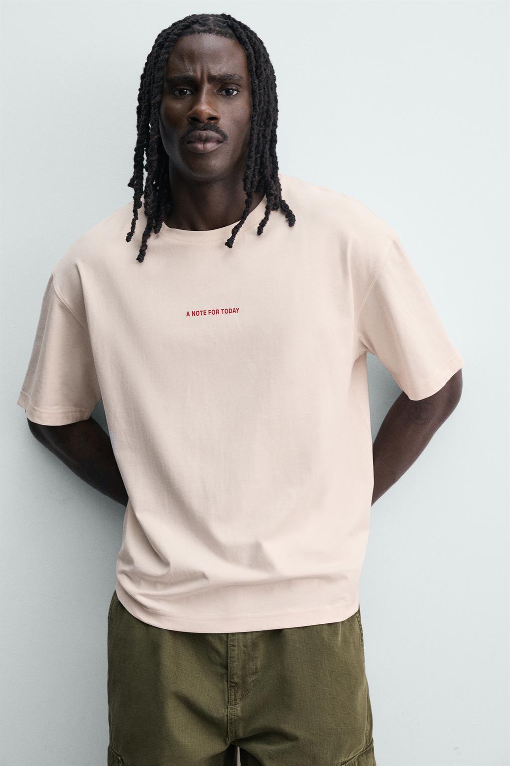 ФУТБОЛКА RELAXED FIT С НАДПИСЯМИ