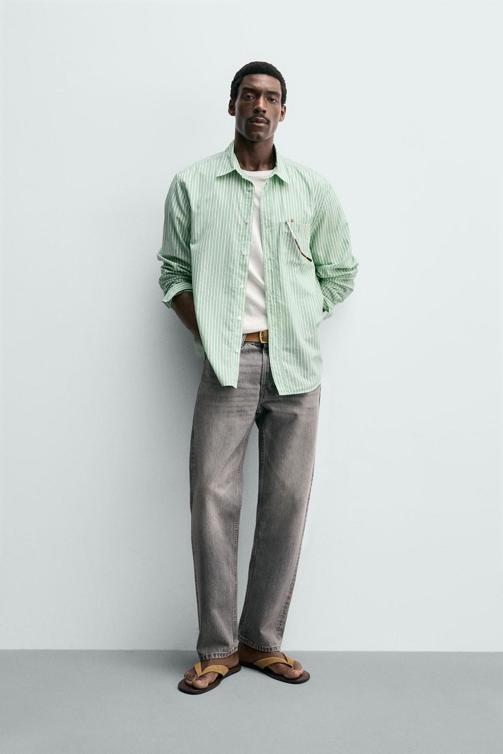 РУБАШКА REGULAR FIT В ПОЛОСКУ