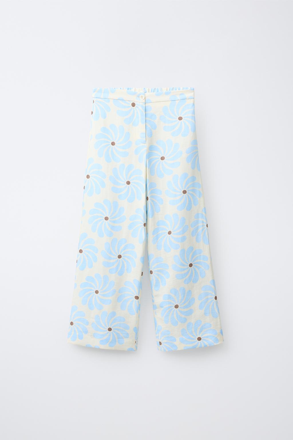 БРЮКИ WIDE LEG С ОТСТЕГИВАЮЩИМСЯ ПАРЕО