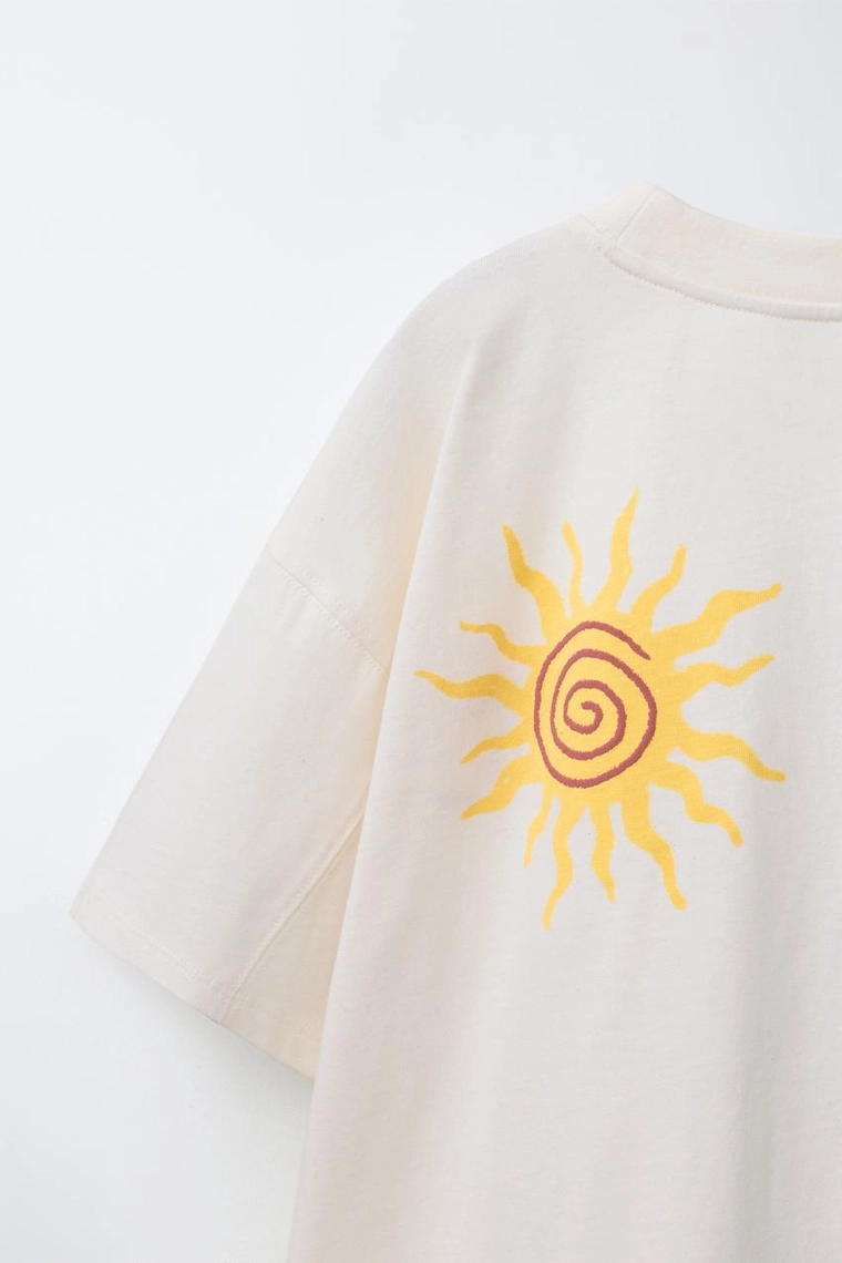 ФУТБОЛКА С ВЫШИВКОЙ И ПРИНТОМ
