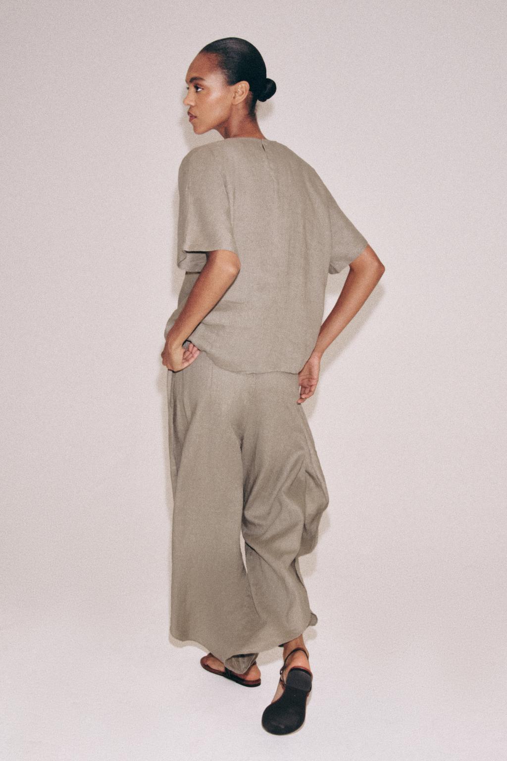 ТОП ИЗ 100% ЛЬНА НА ШНУРКАХ — ZW COLLECTION