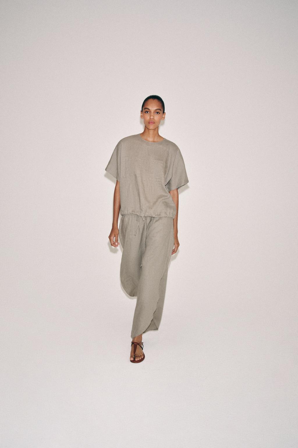 ТОП ИЗ 100% ЛЬНА НА ШНУРКАХ — ZW COLLECTION