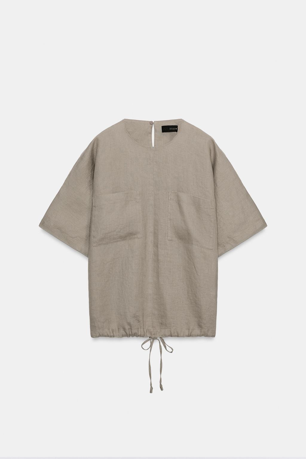 ТОП ИЗ 100% ЛЬНА НА ШНУРКАХ — ZW COLLECTION