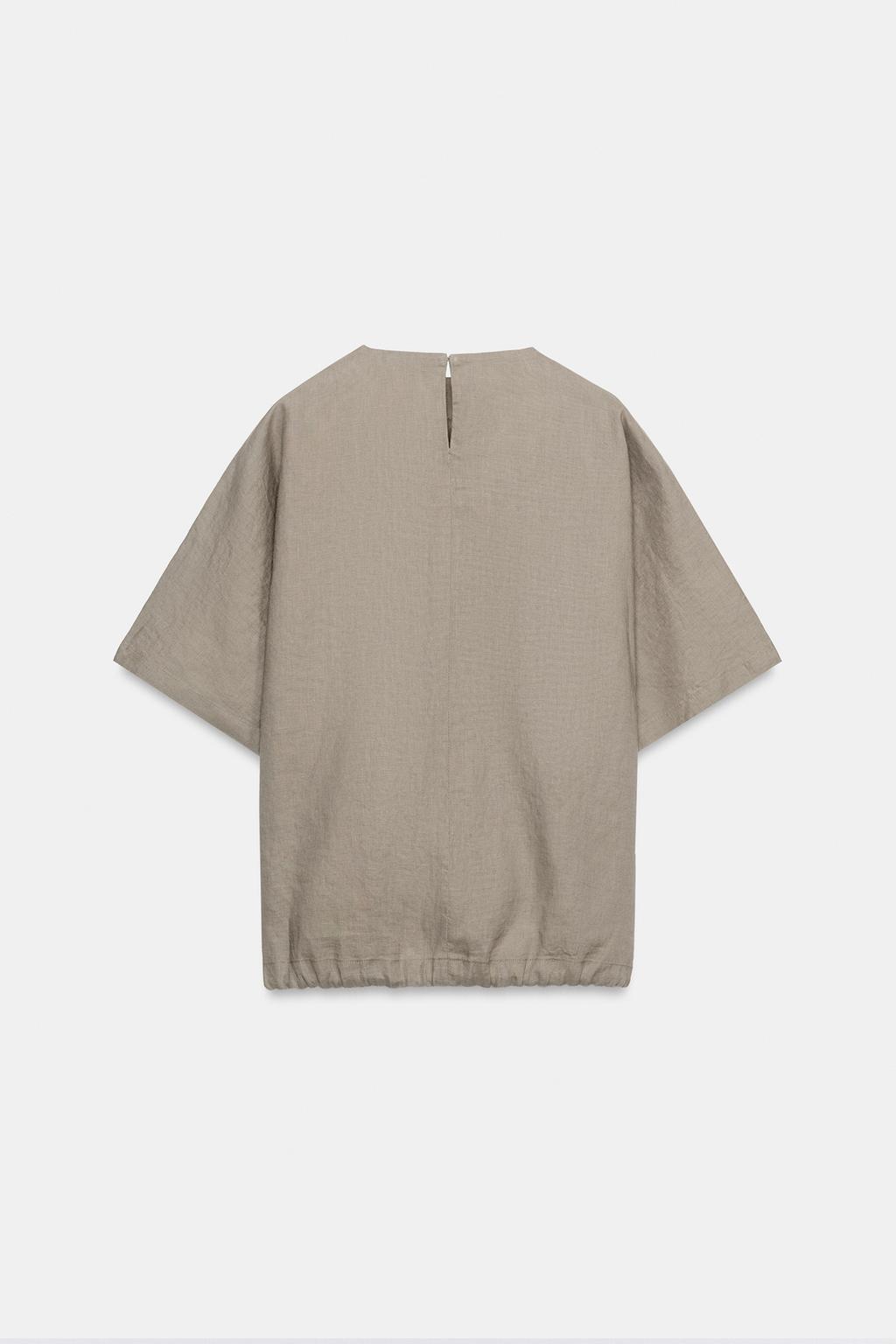 ТОП ИЗ 100% ЛЬНА НА ШНУРКАХ — ZW COLLECTION