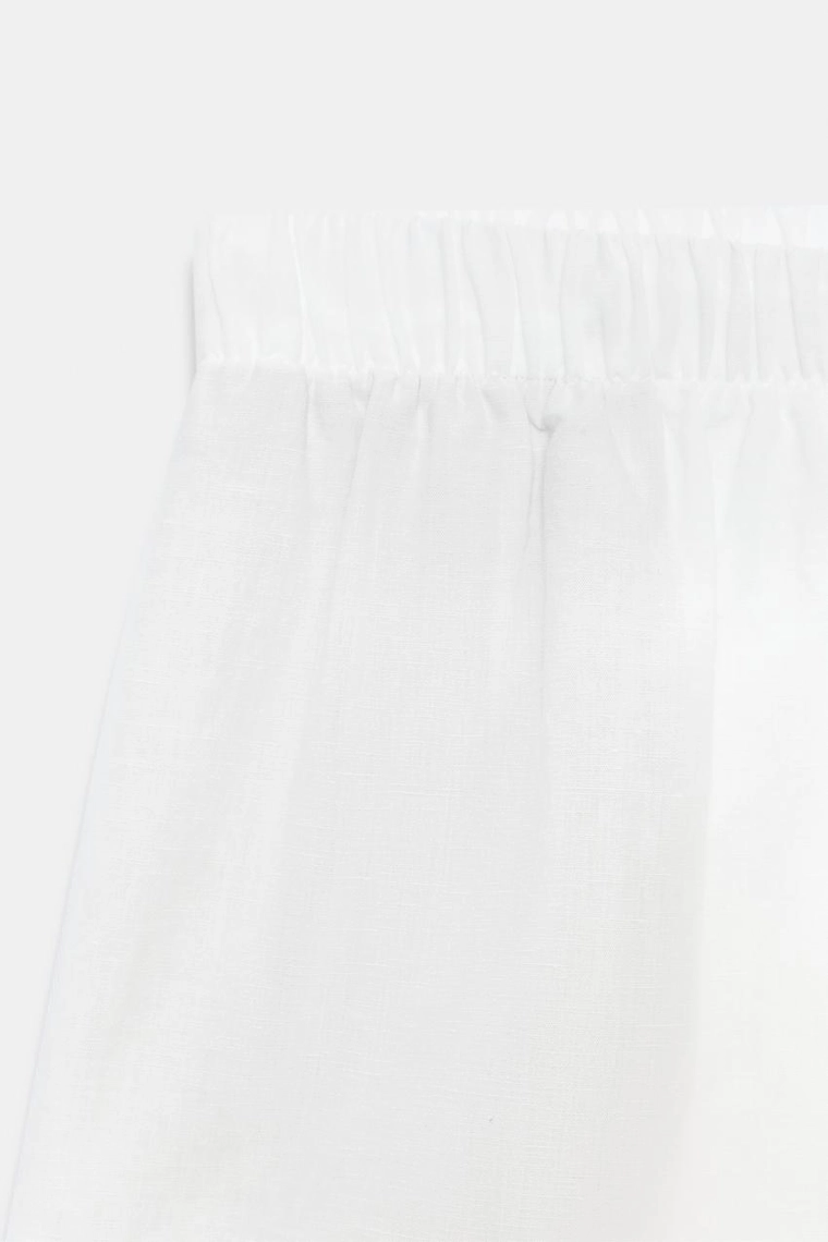 ШОРТЫ С ВЫШИВКОЙ ИЗ ЛЬНА — коллекция Zara «ZW»