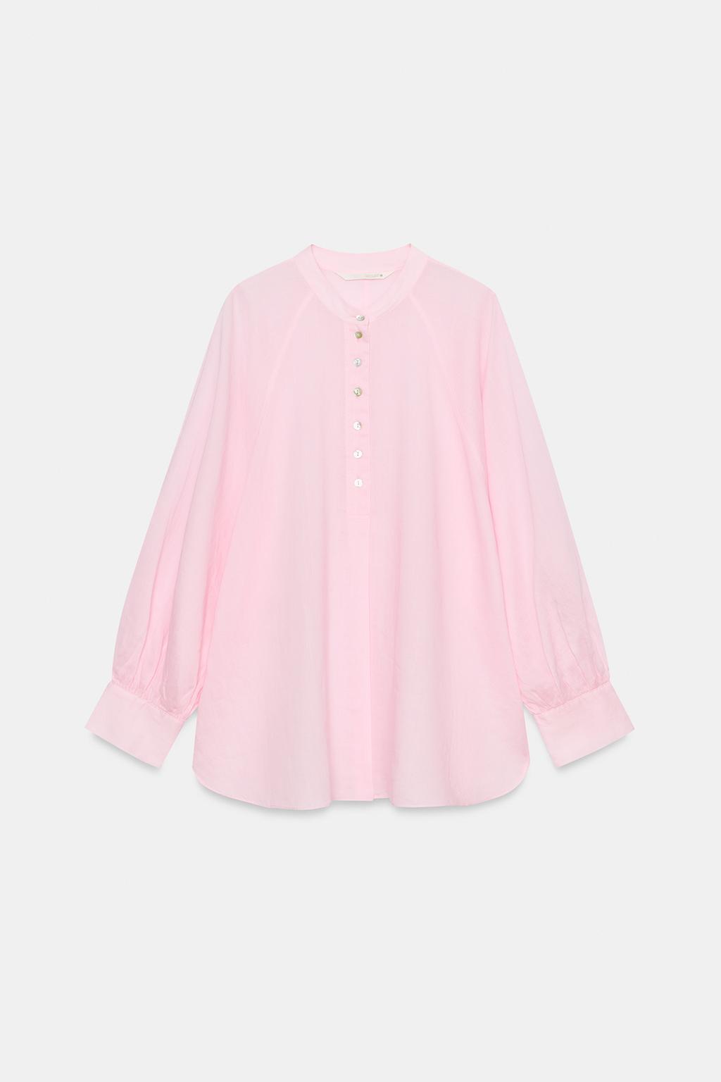 СВОБОДНАЯ РУБАШКА С РАМИ — ZW COLLECTION