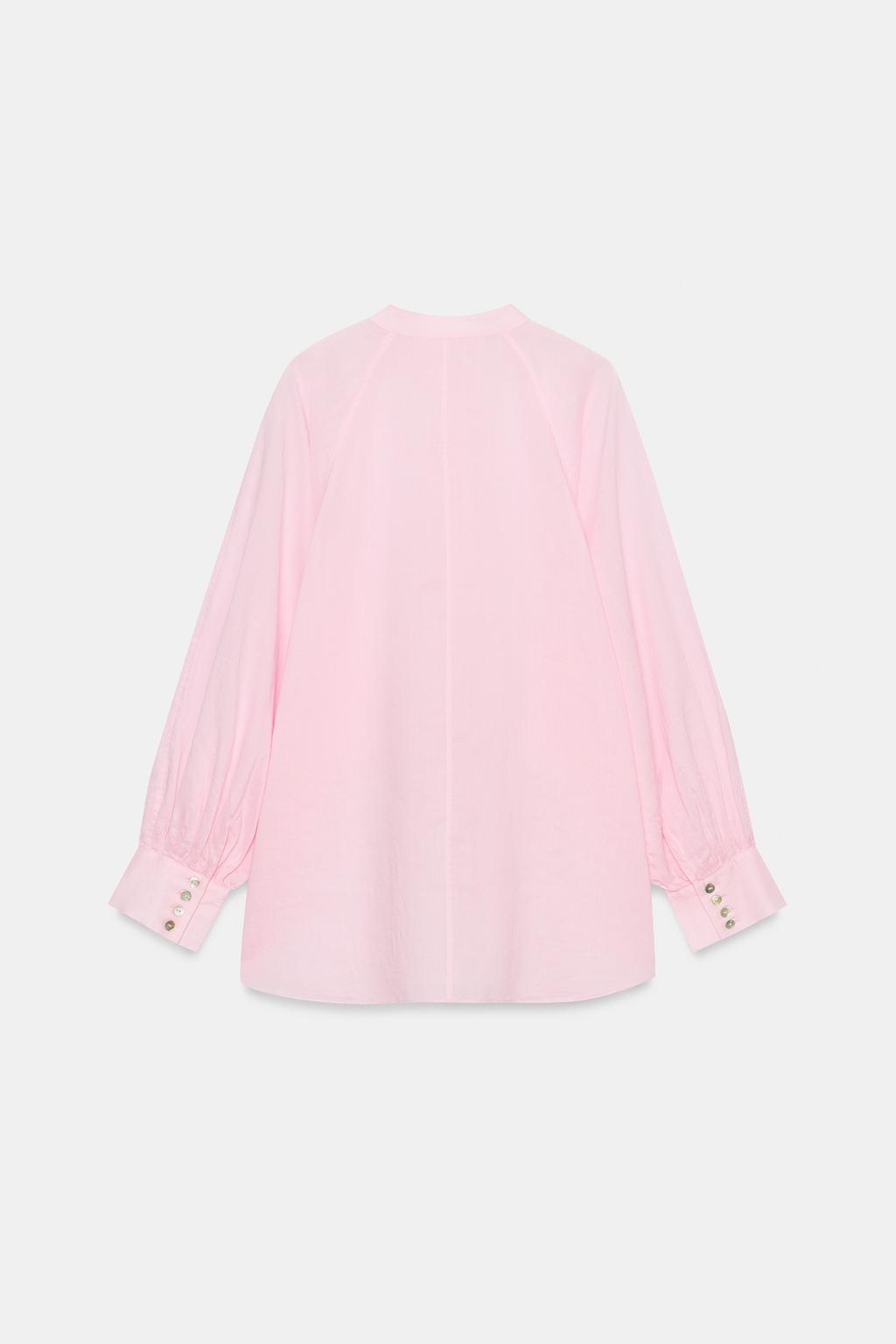 СВОБОДНАЯ РУБАШКА С РАМИ — ZW COLLECTION
