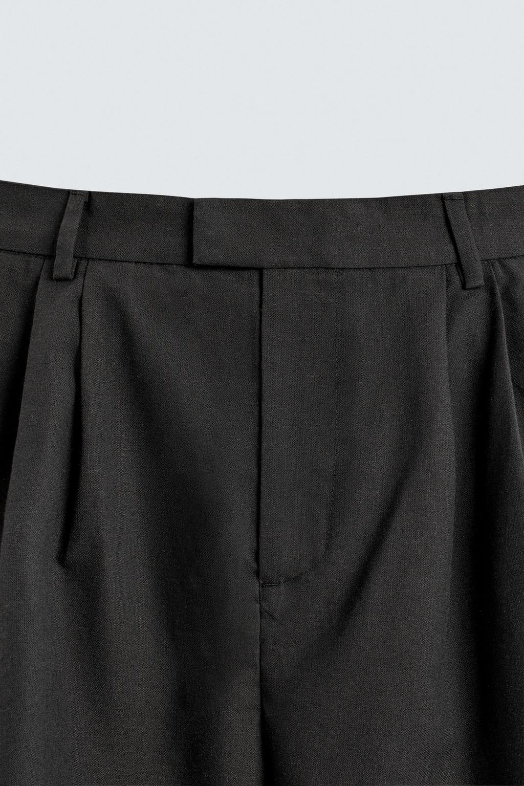 ШОРТЫ RELAXED FIT С ЗАЩИПАМИ