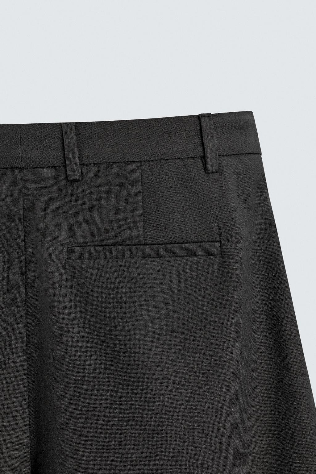 ШОРТЫ RELAXED FIT С ЗАЩИПАМИ