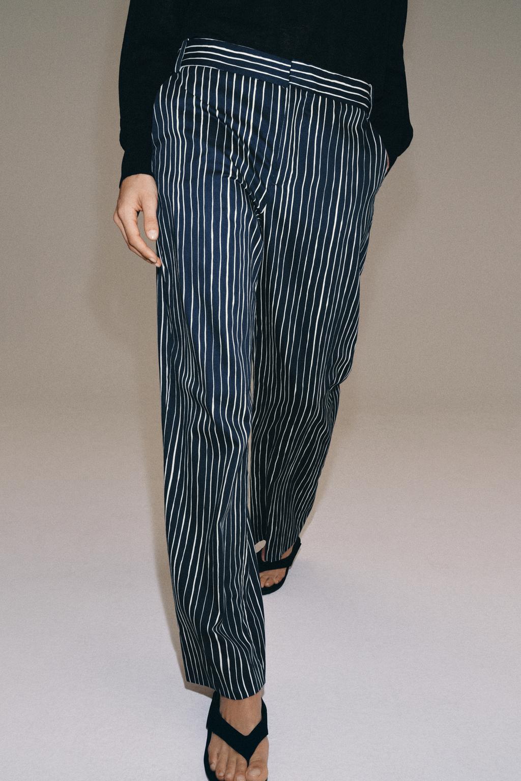 БРЮКИ В ПОЛОСКУ — ZW COLLECTION