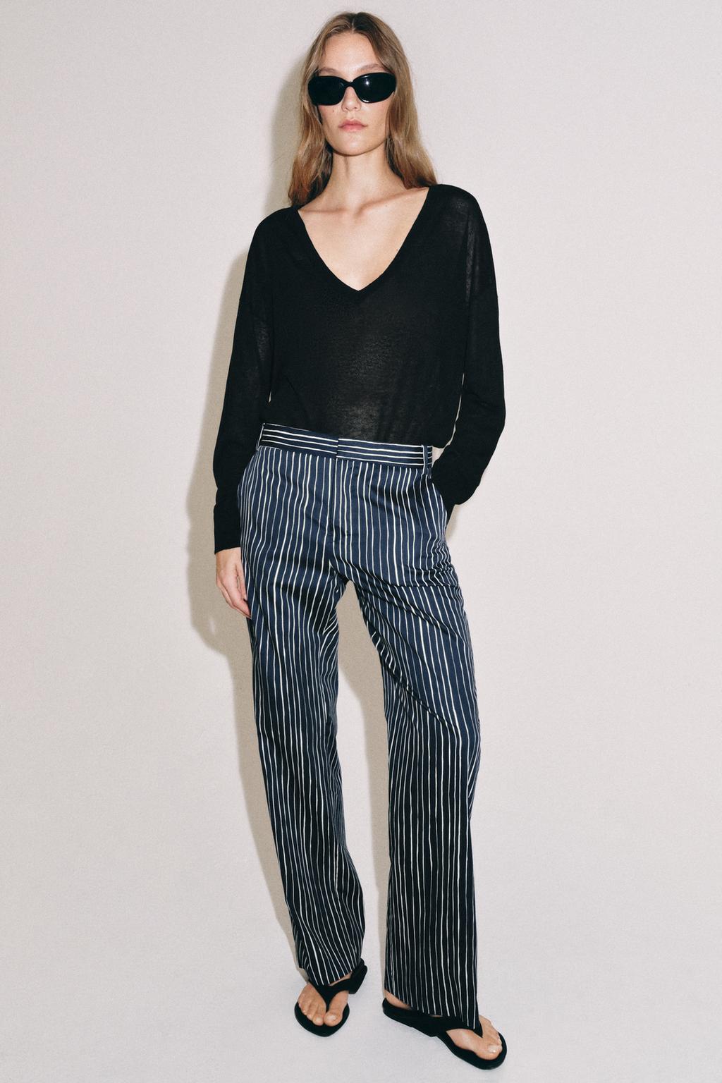 БРЮКИ В ПОЛОСКУ — ZW COLLECTION