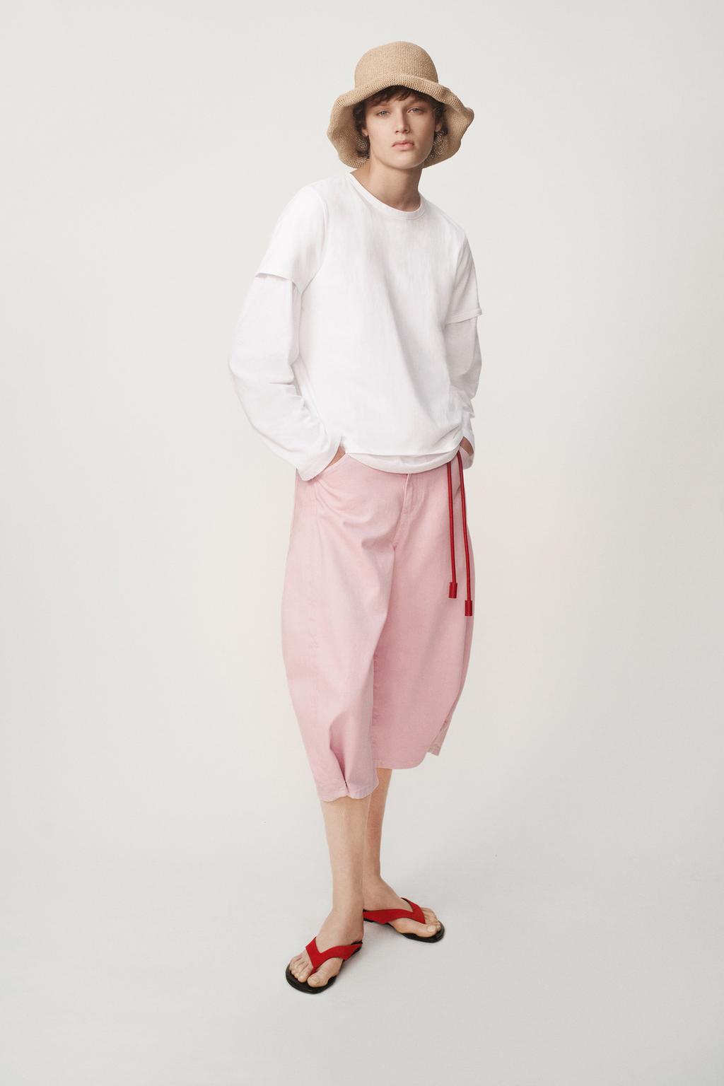 ШОРТЫ С ЗАЩИПАМИ — THE ITEM ZARA WOMAN