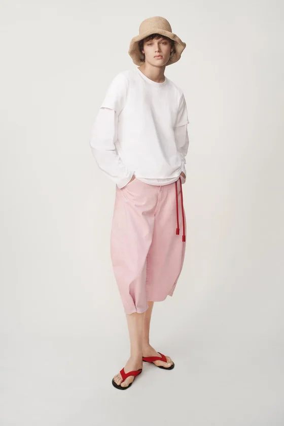 ШОРТЫ С ЗАЩИПАМИ — THE ITEM ZARA WOMAN