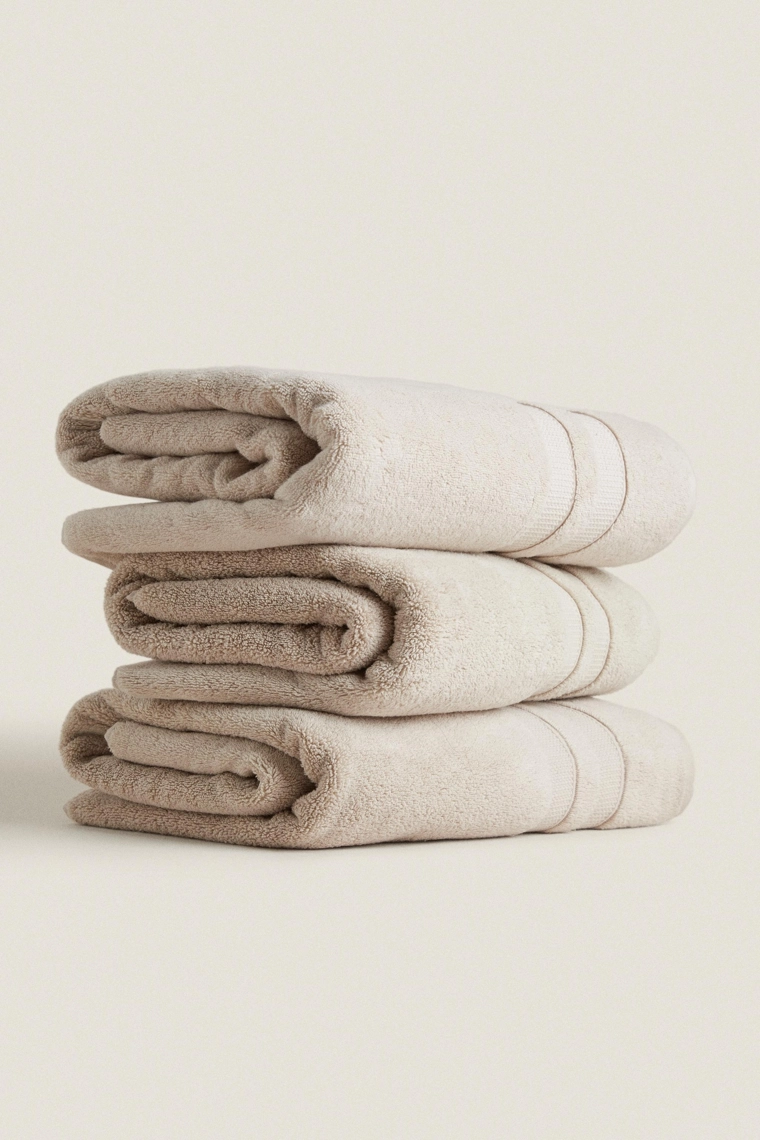 Махровое полотенце с двойной каймой extra soft