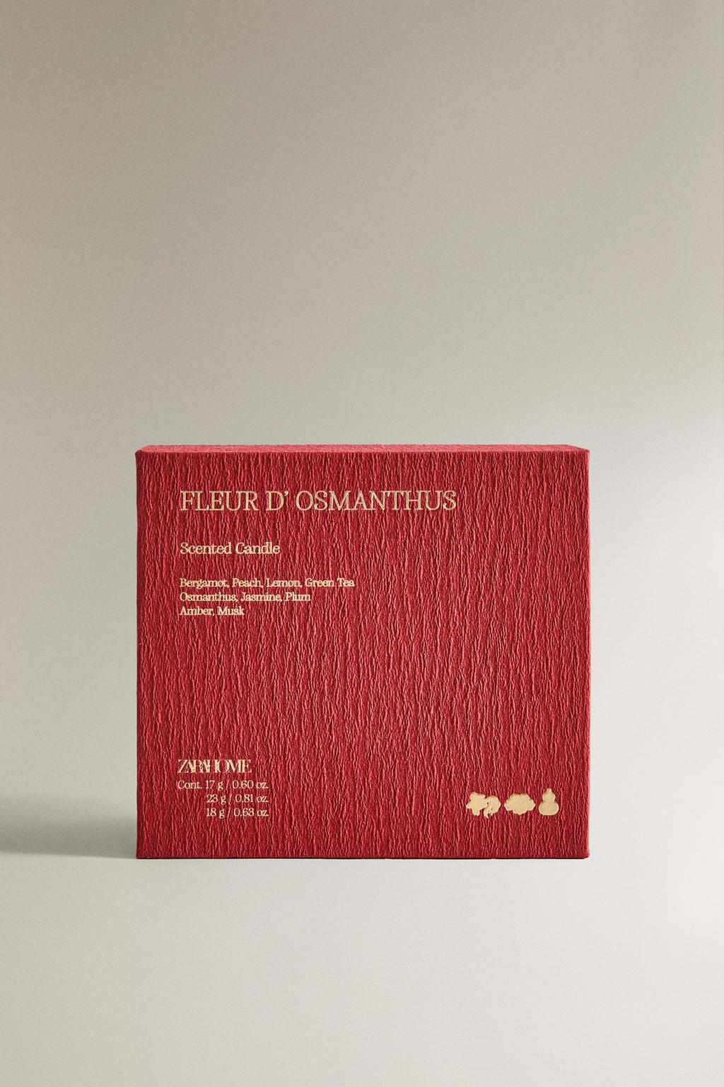 Набор ароматических свечей fleur dosmanthus
