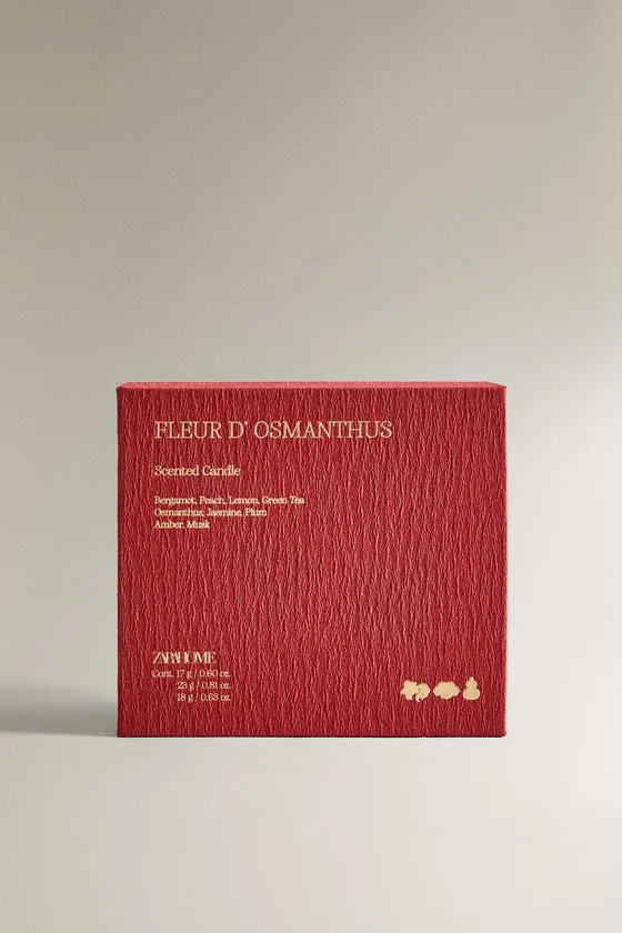 Набор ароматических свечей fleur dosmanthus