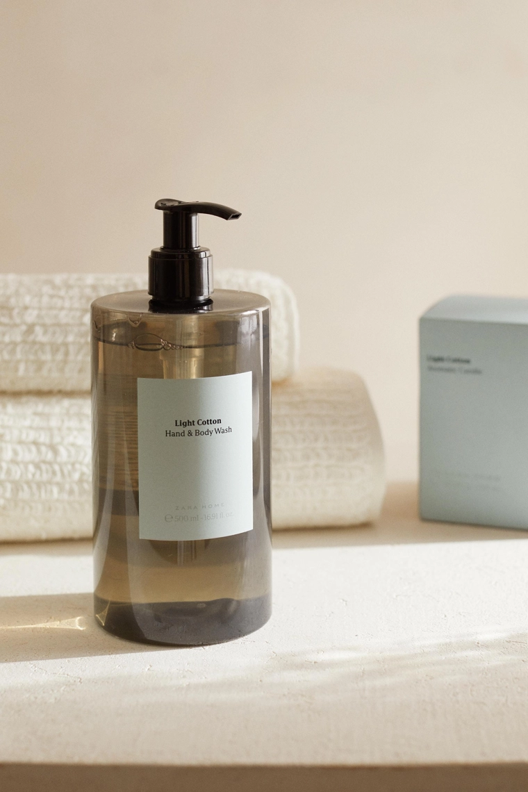 Жидкое мыло для рук и тела light cotton (500 мл)