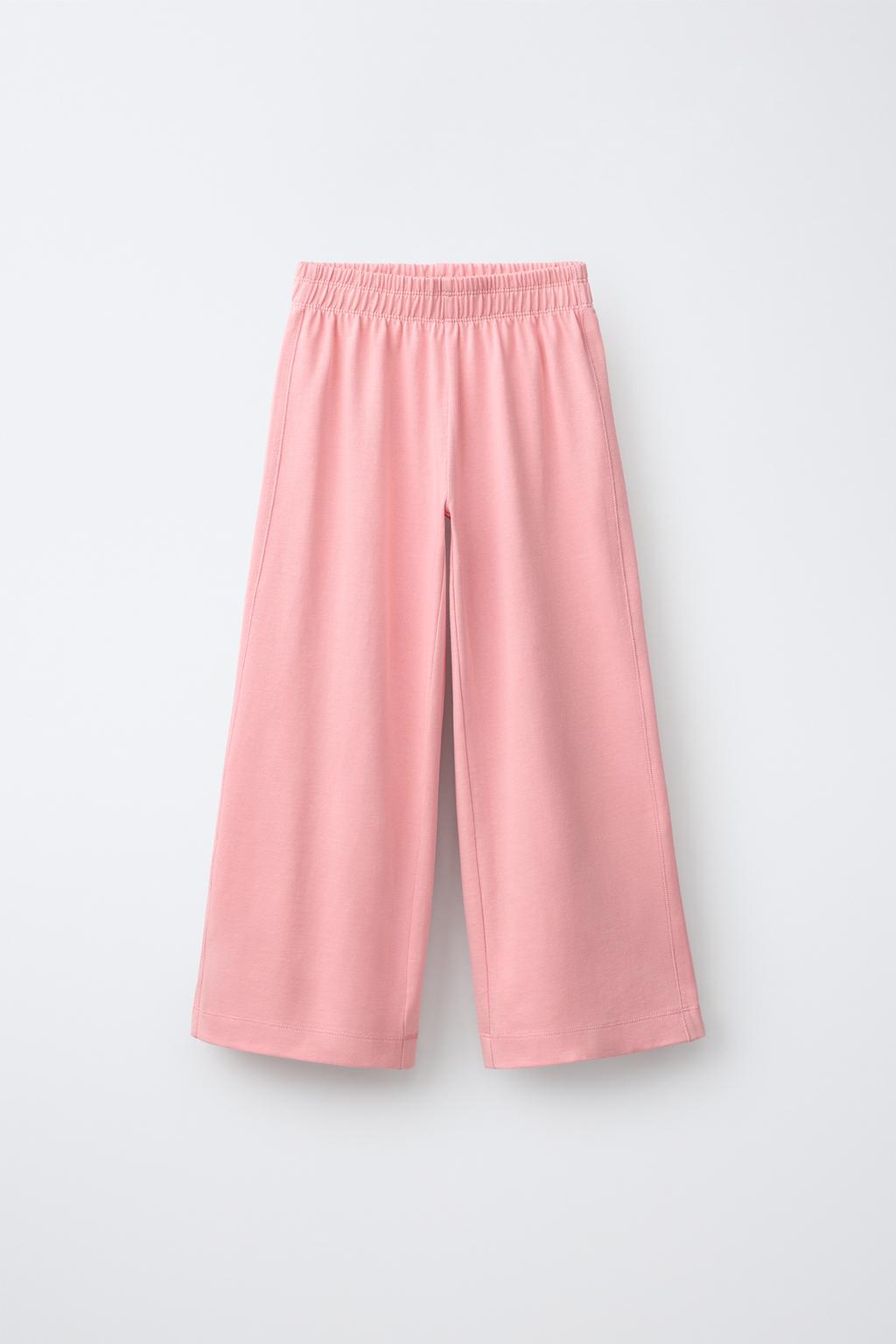 БРЮКИ WIDE LEG ИЗ ПЛОТНОЙ ТКАНИ