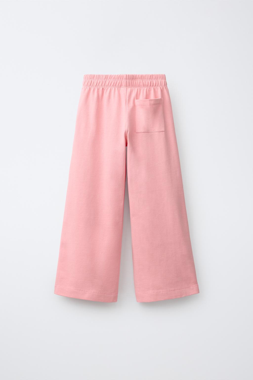 БРЮКИ WIDE LEG ИЗ ПЛОТНОЙ ТКАНИ