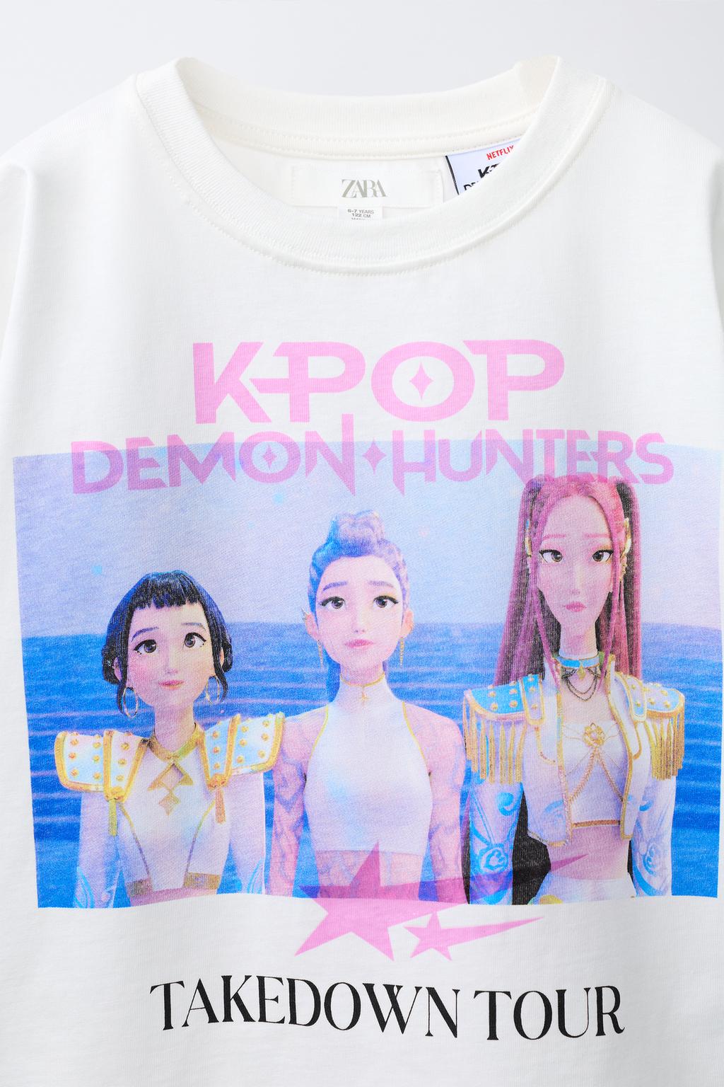 ФУТБОЛКА С ПРИНТОМ «Kpop Demon Hunters» © Netflix