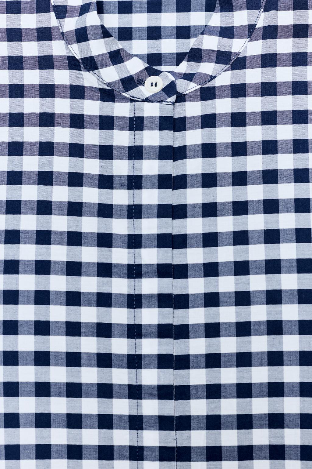 РУБАШКА В КЛЕТКУ ВИШИ — ZW COLLECTION