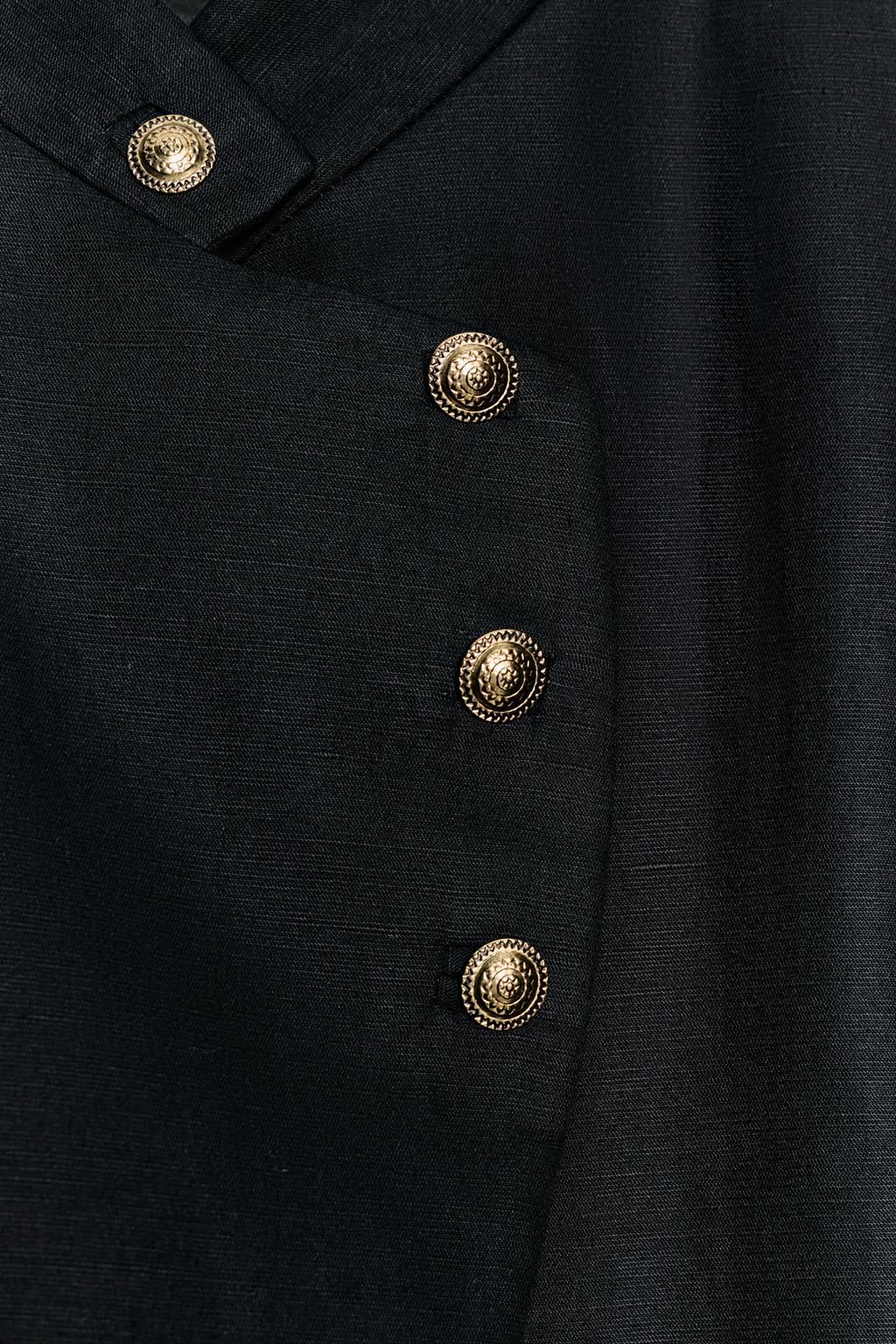 БЛЕЙЗЕР ИЗ СМЕСОВОГО ЛЬНА — ZW COLLECTION