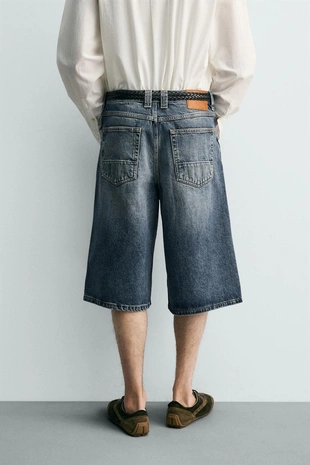 Джинсовые шорты Baggy Fit- Заказать в России