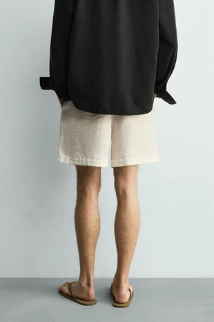 Шорты Relaxed Fit из струящейся ткани