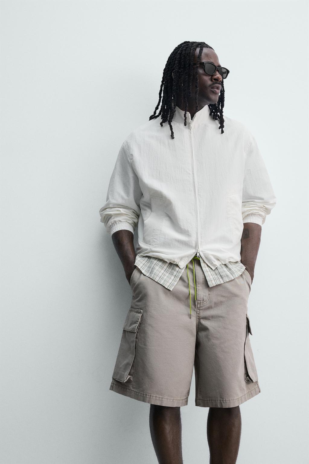 ШОРТЫ КАРГО RELAXED FIT НА ШНУРКЕ
