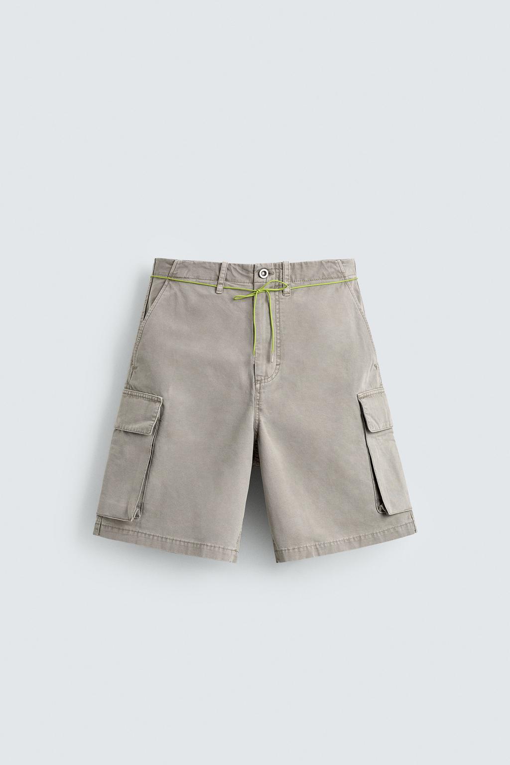 ШОРТЫ КАРГО RELAXED FIT НА ШНУРКЕ