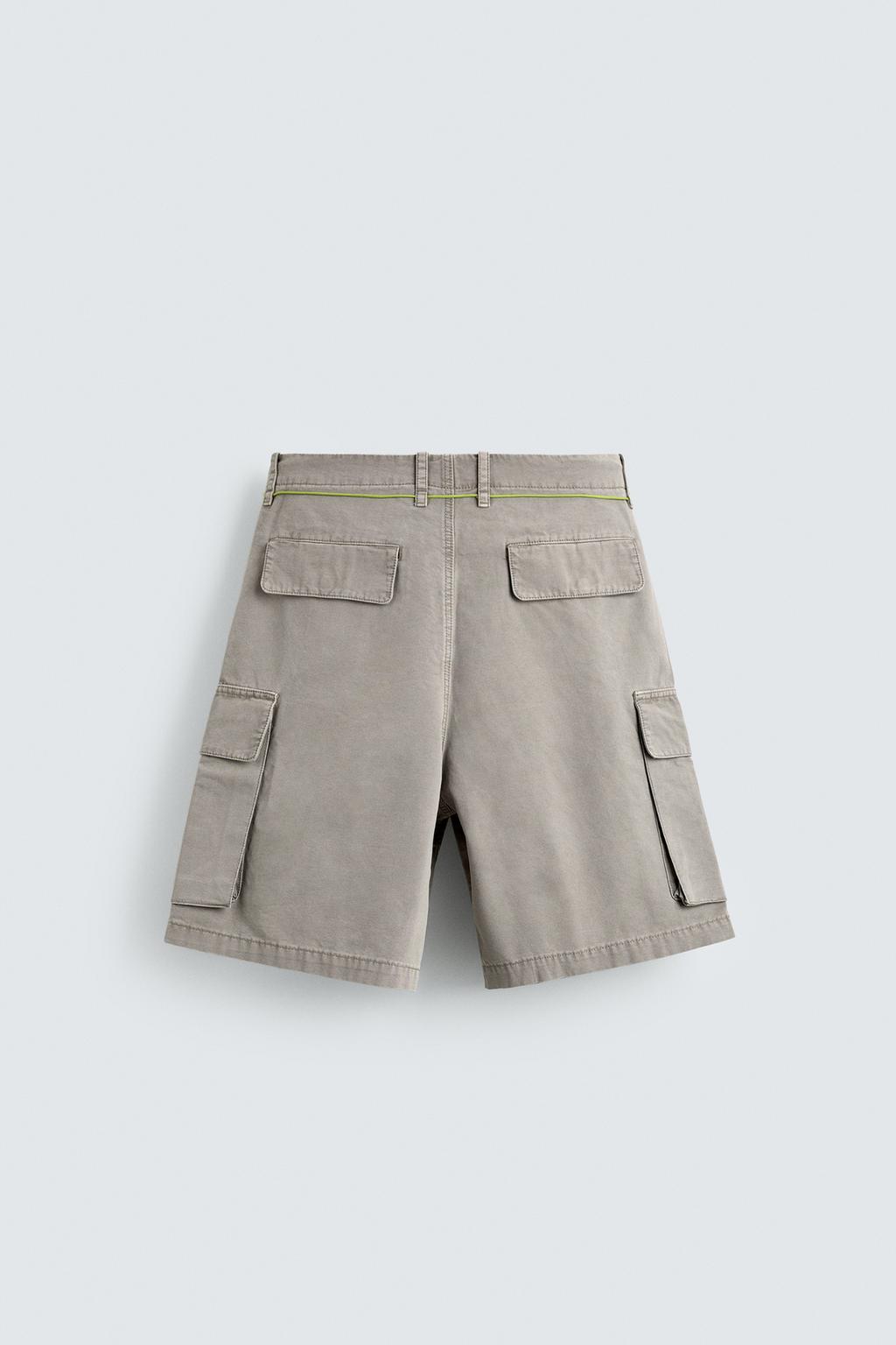 ШОРТЫ КАРГО RELAXED FIT НА ШНУРКЕ