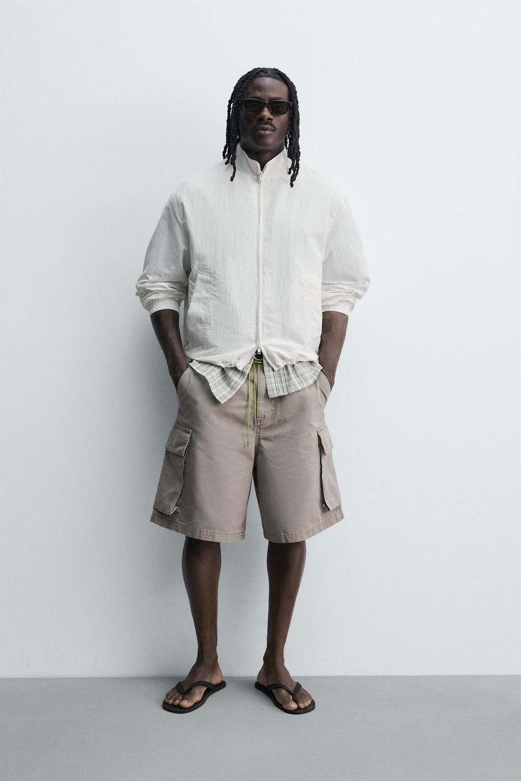 ШОРТЫ КАРГО RELAXED FIT НА ШНУРКЕ