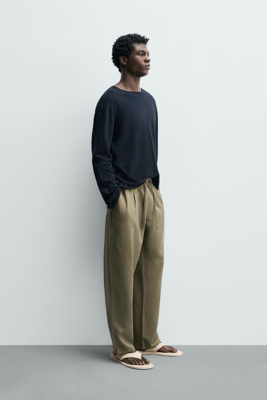 СТРУЯЩИЕСЯ БРЮКИ RELAXED FIT