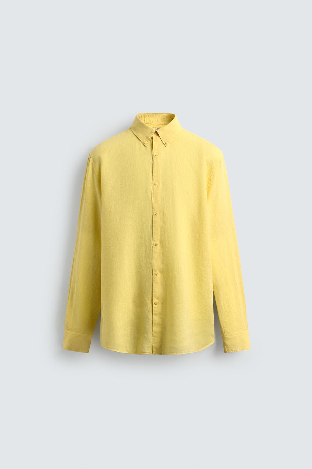 РУБАШКА REGULAR FIT ИЗ 100% ЛЬНА