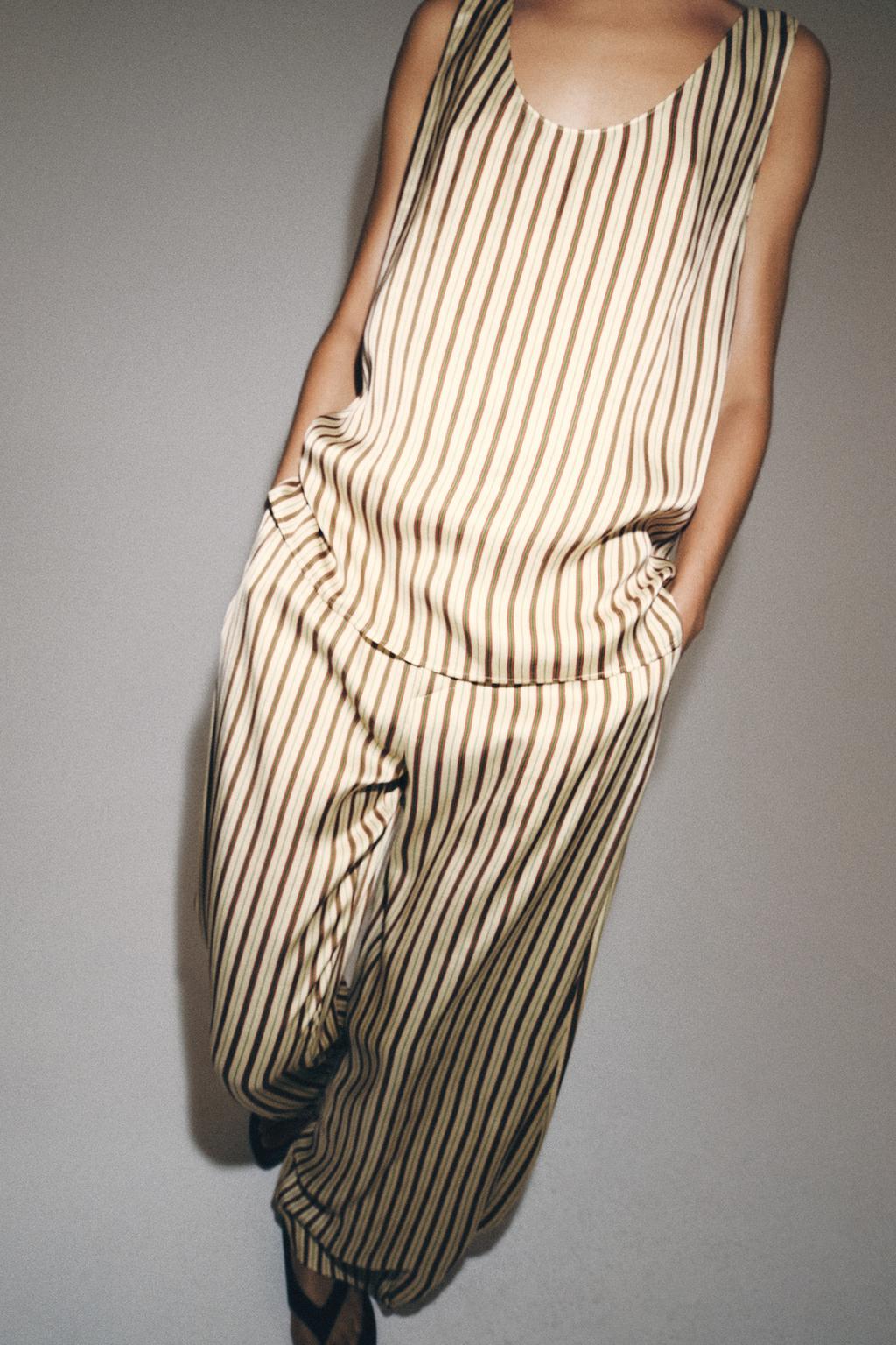 ТОП В ПОЛОСКУ НА БРЕТЕЛЯХ — ZW COLLECTION