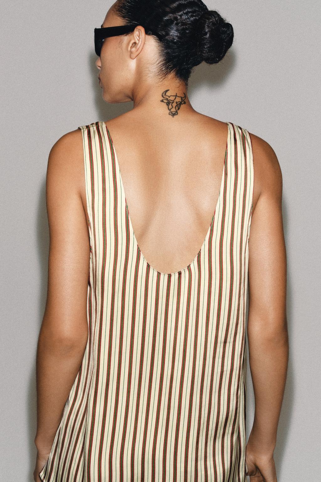 ТОП В ПОЛОСКУ НА БРЕТЕЛЯХ — ZW COLLECTION