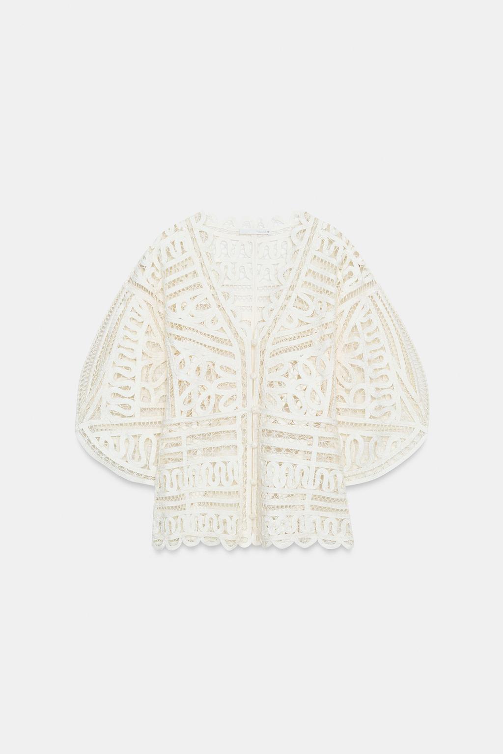 ВЯЗАНЫЙ КРЮЧКОМ ТОП — ZW COLLECTION