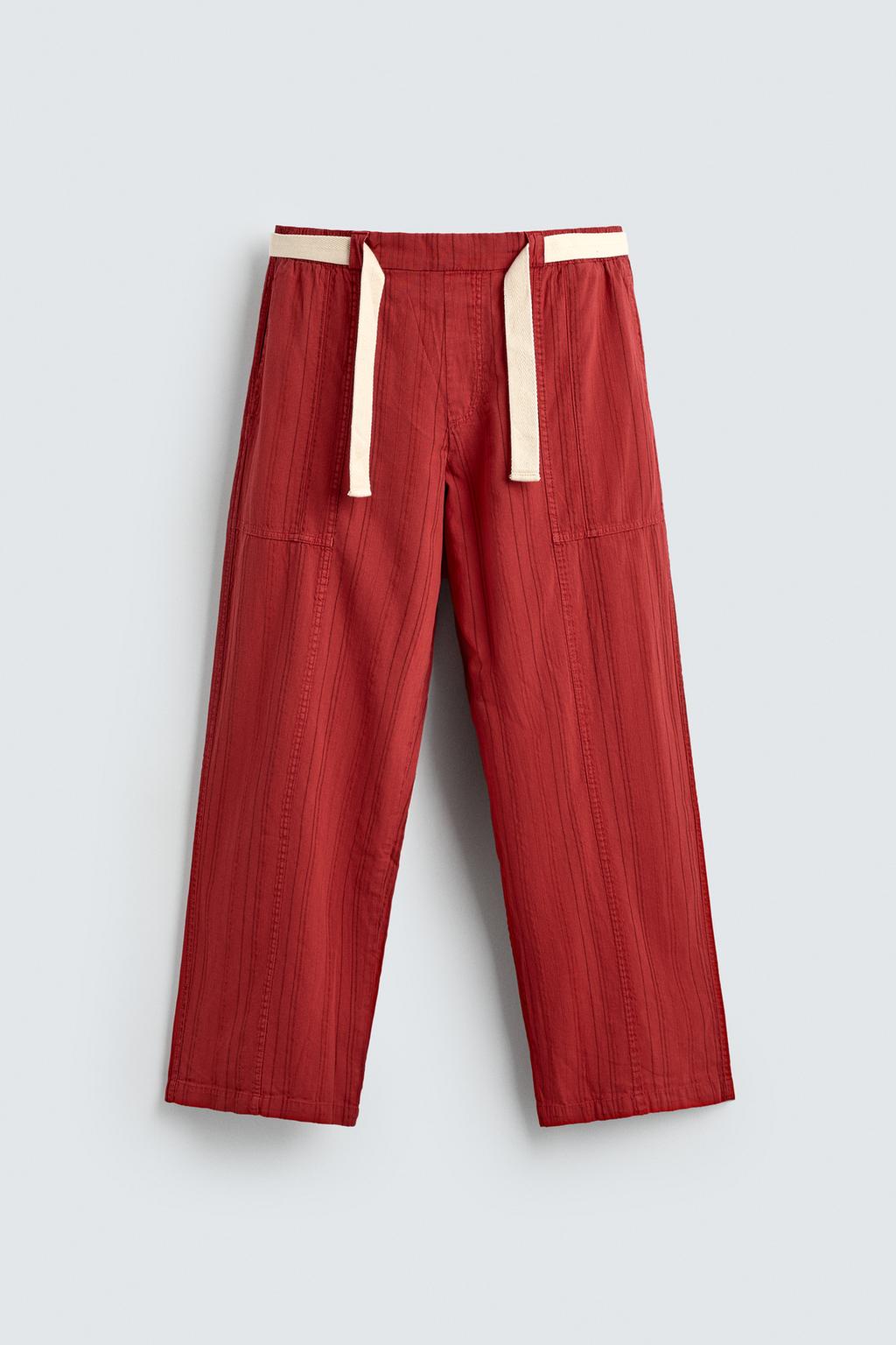 БРЮКИ RELAXED FIT В ПОЛОСКУ