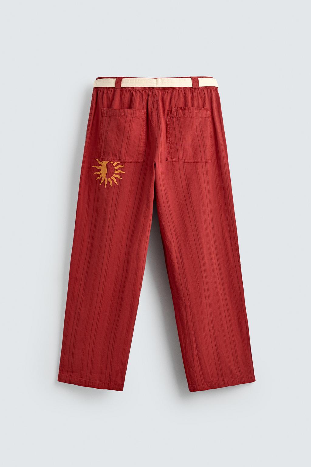 БРЮКИ RELAXED FIT В ПОЛОСКУ