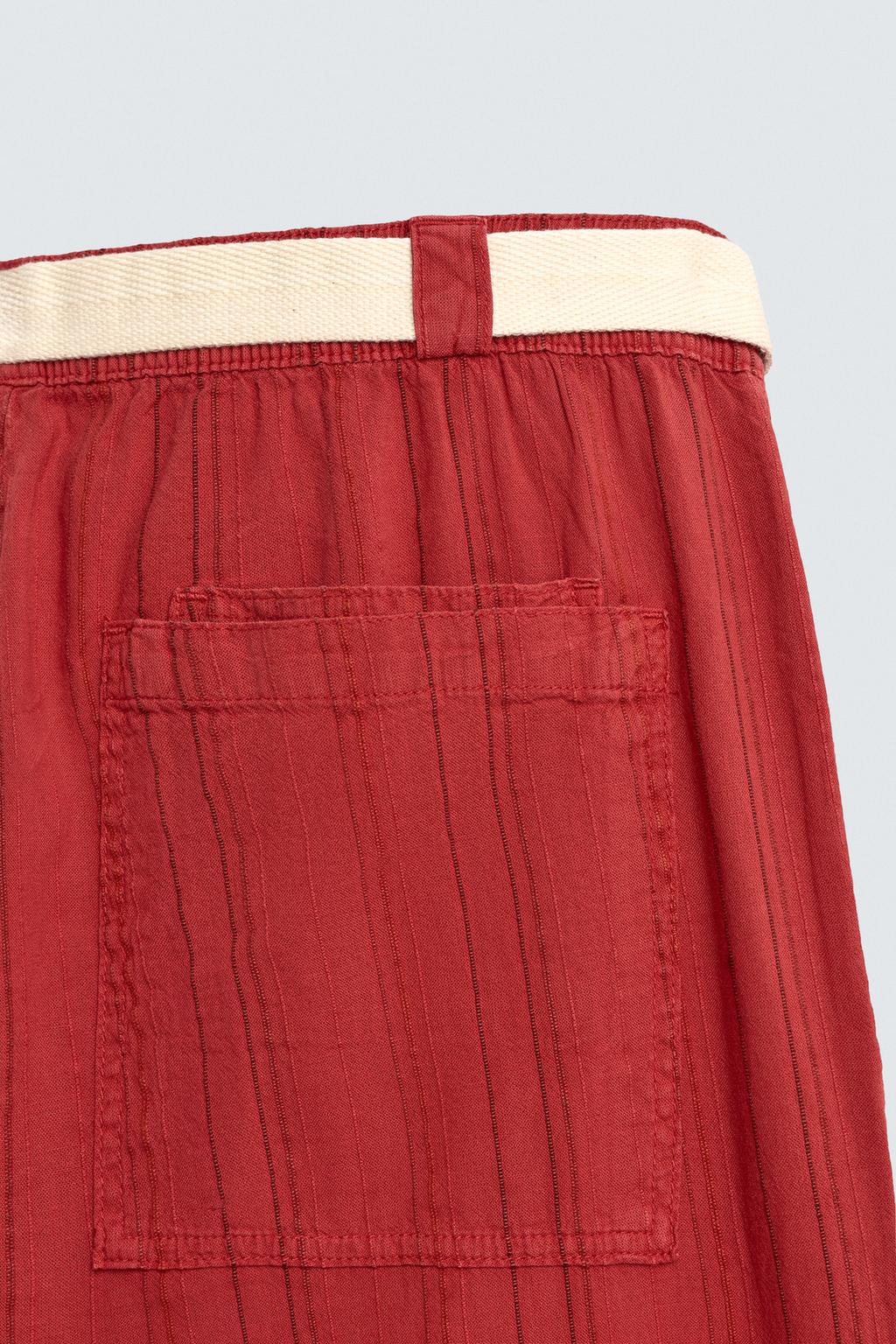БРЮКИ RELAXED FIT В ПОЛОСКУ