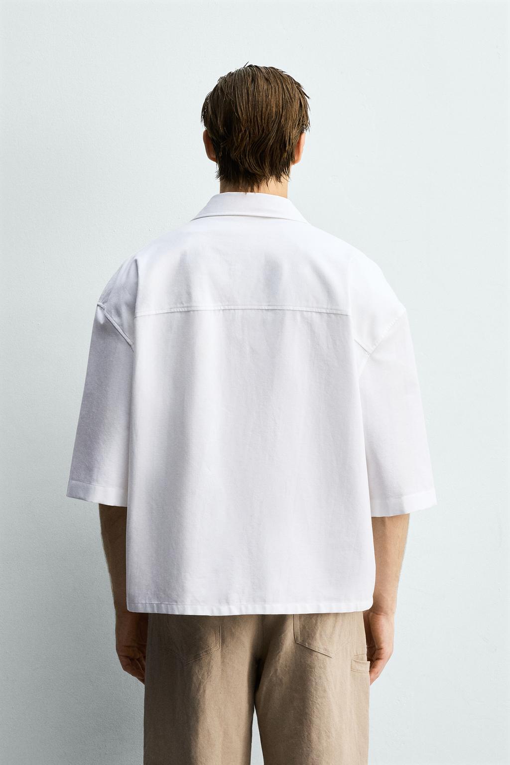 РУБАШКА BOXY FIT С КАРМАНОМ