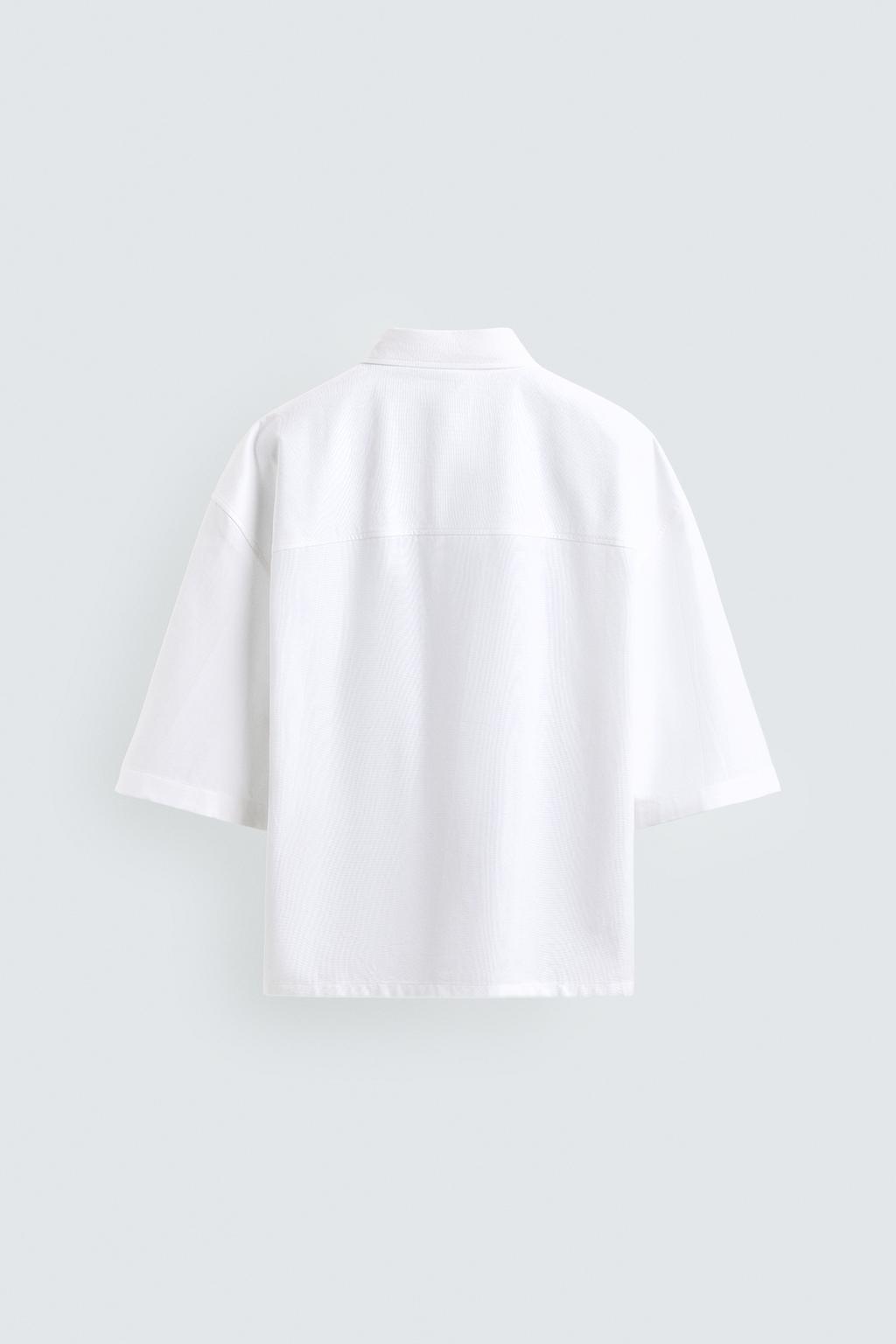 РУБАШКА BOXY FIT С КАРМАНОМ