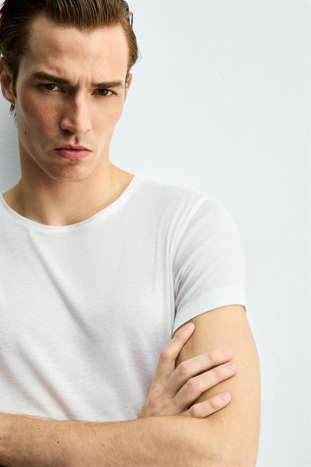 ФУТБОЛКА SLIM FIT ИЗ ВИСКОЗЫ