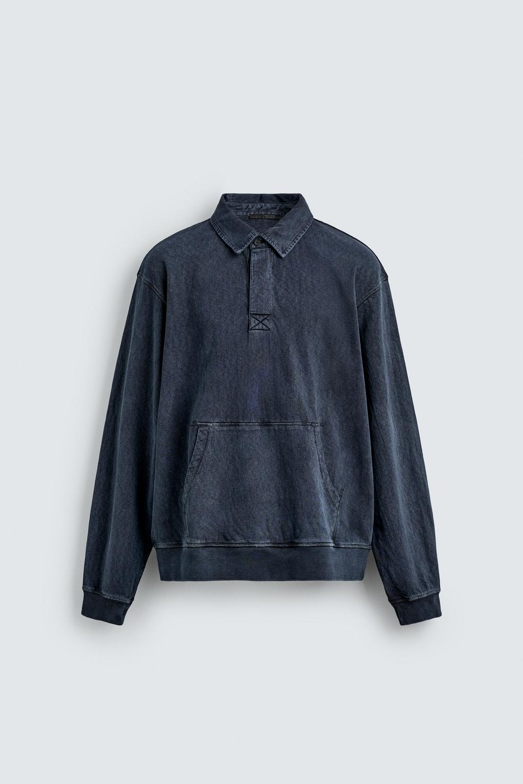 ПОЛО REGULAR FIT С ЭФФЕКТОМ ПОТЕРТОСТИ