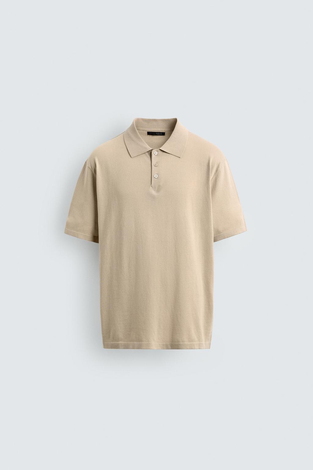 ПОЛО REGULAR FIT ИЗ СМЕСОВОГО ХЛОПКА
