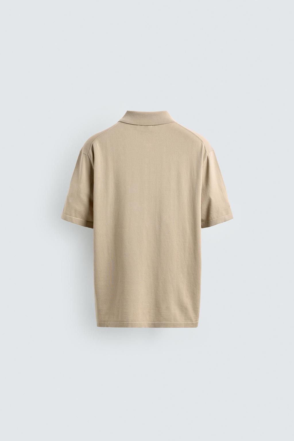 ПОЛО REGULAR FIT ИЗ СМЕСОВОГО ХЛОПКА