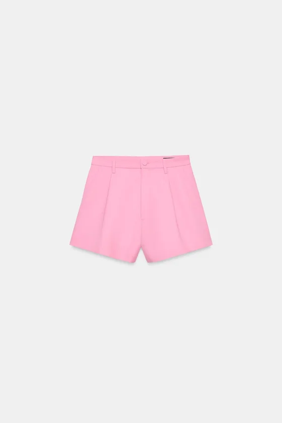 ШОРТЫ С ЗАЩИПАМИ — коллекция Zara «ZW»