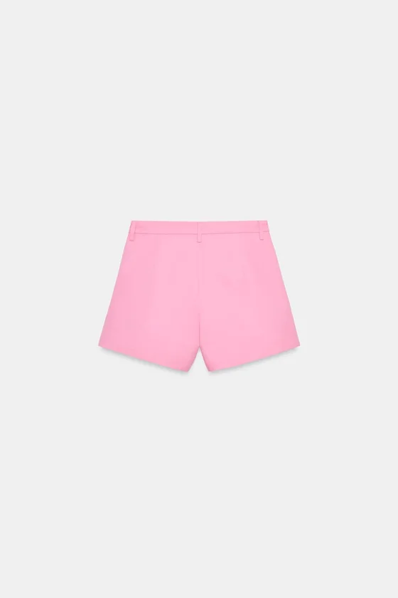 ШОРТЫ С ЗАЩИПАМИ — коллекция Zara «ZW»