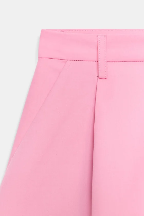 ШОРТЫ С ЗАЩИПАМИ — коллекция Zara «ZW»